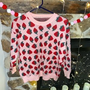 Handmade Strawberry sweater